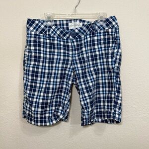 Aeropostale Navy and White Checkered Shorts